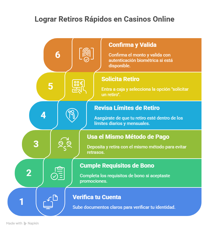 Casinos con retiro inmediato en Chile